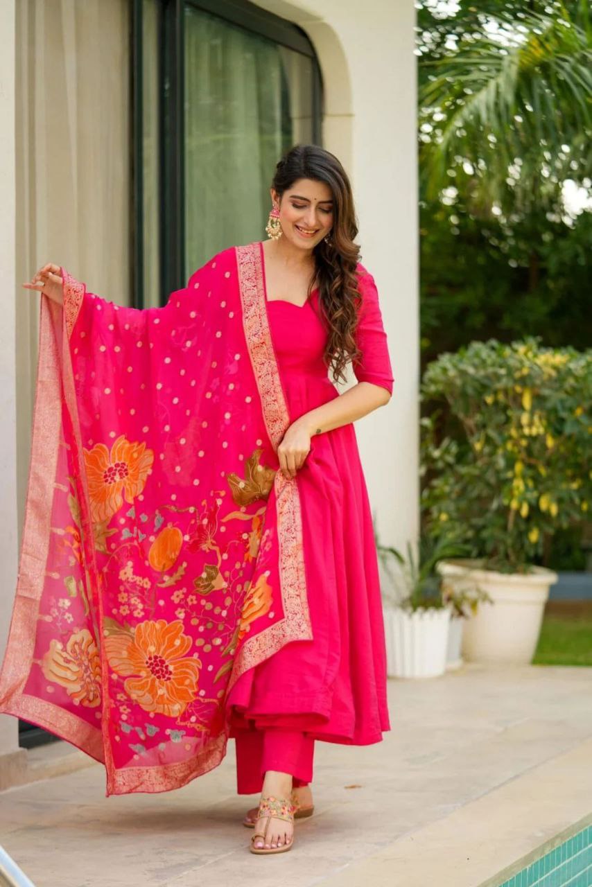 Beautiful Pink Designer Premium Trendy Outfit.