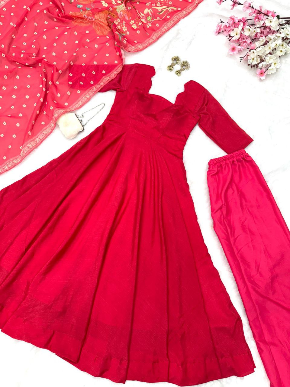 Beautiful Pink Designer Premium Trendy Outfit.