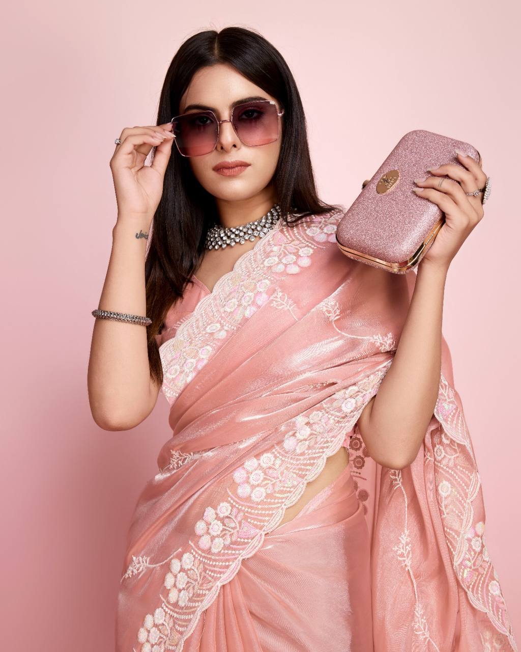 Summer Seasons Premium Soft Zimmy Chu Silk Saree.