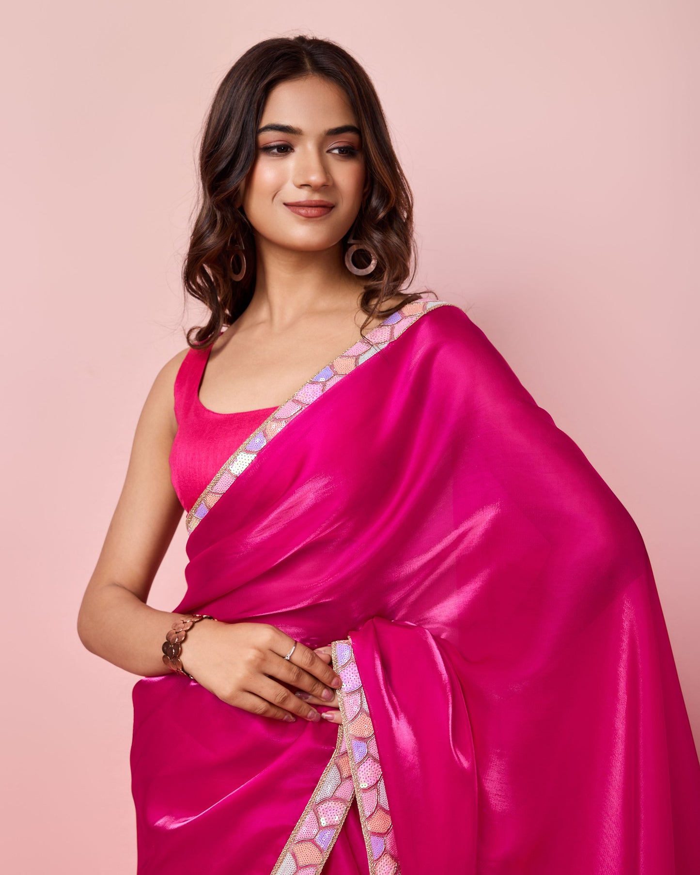 Occasion Wear Special Pink Saree Collection.