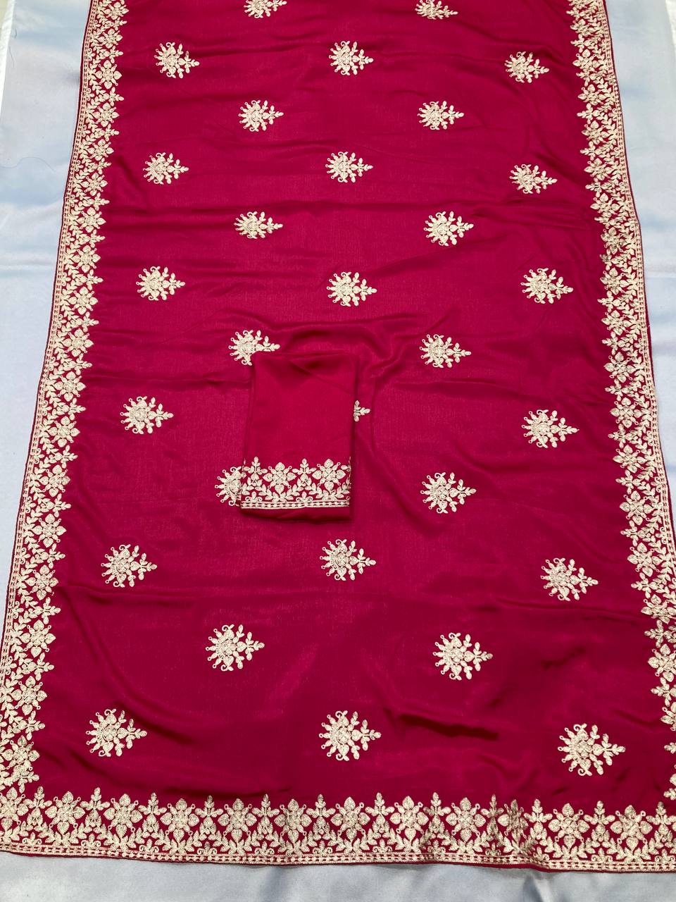 Wedding Season Special Heavy Chinon Silk Saree Collection.