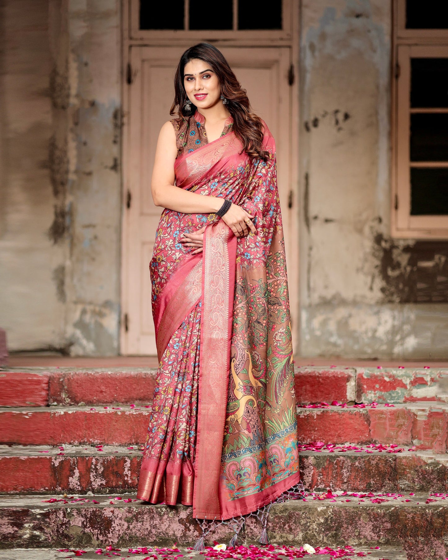Casual Functions Special Pure Silk Digital Printed Special Saree.