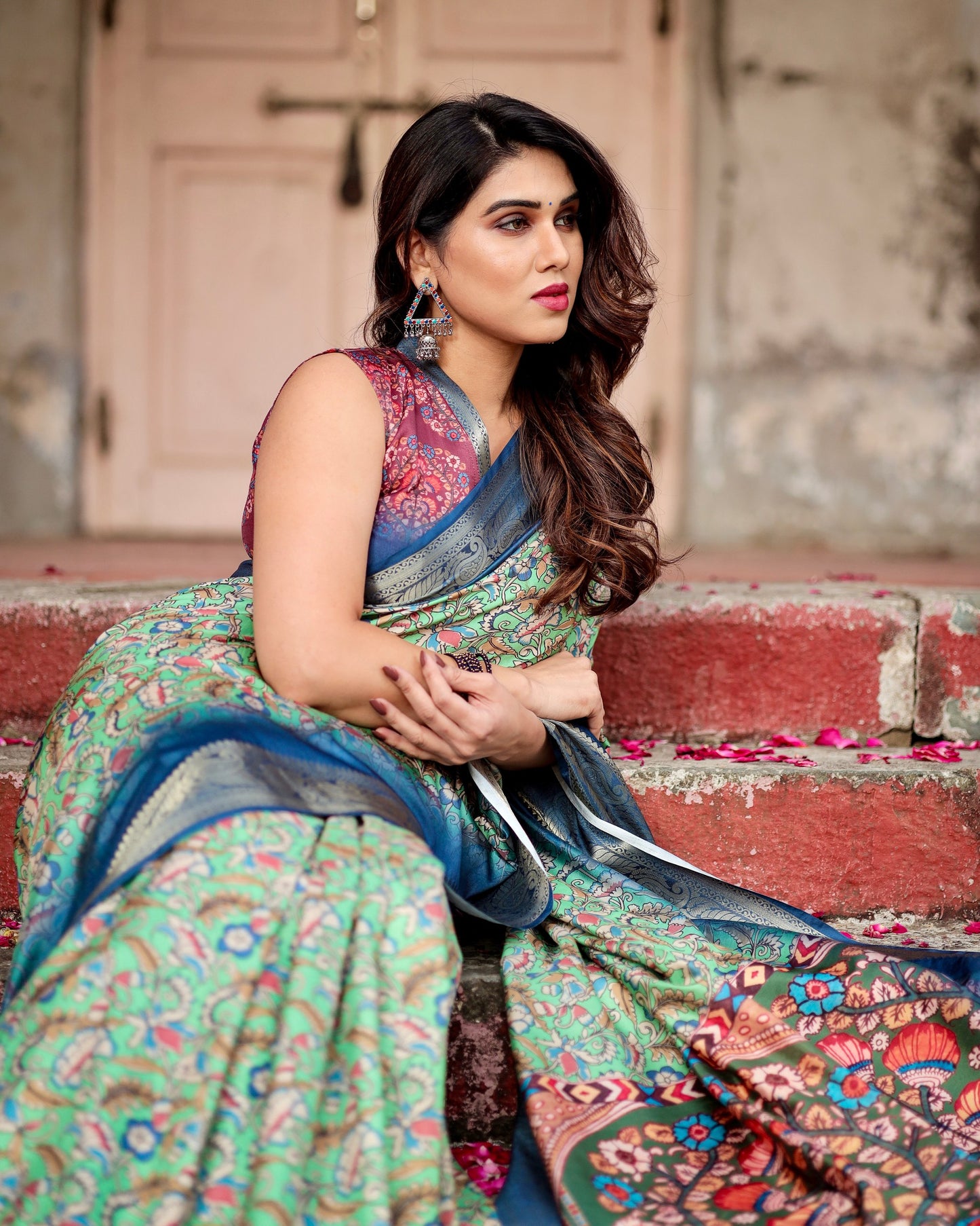 Pure Silk Digital Printed Casual Wear Special Saree.