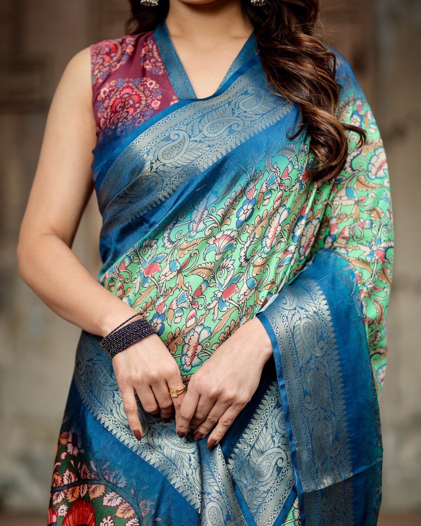 Pure Silk Digital Printed Casual Wear Special Saree.