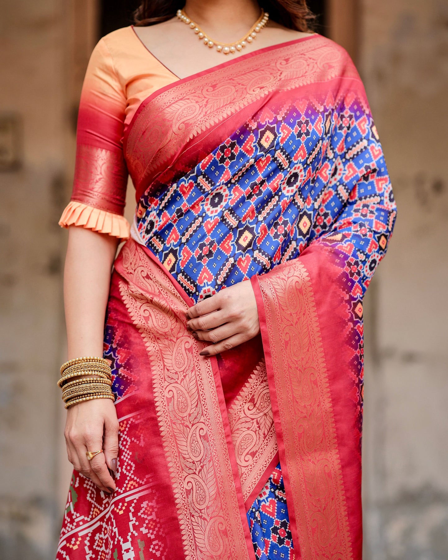 Impressive Look Pure Silk Digital Printed Saree.