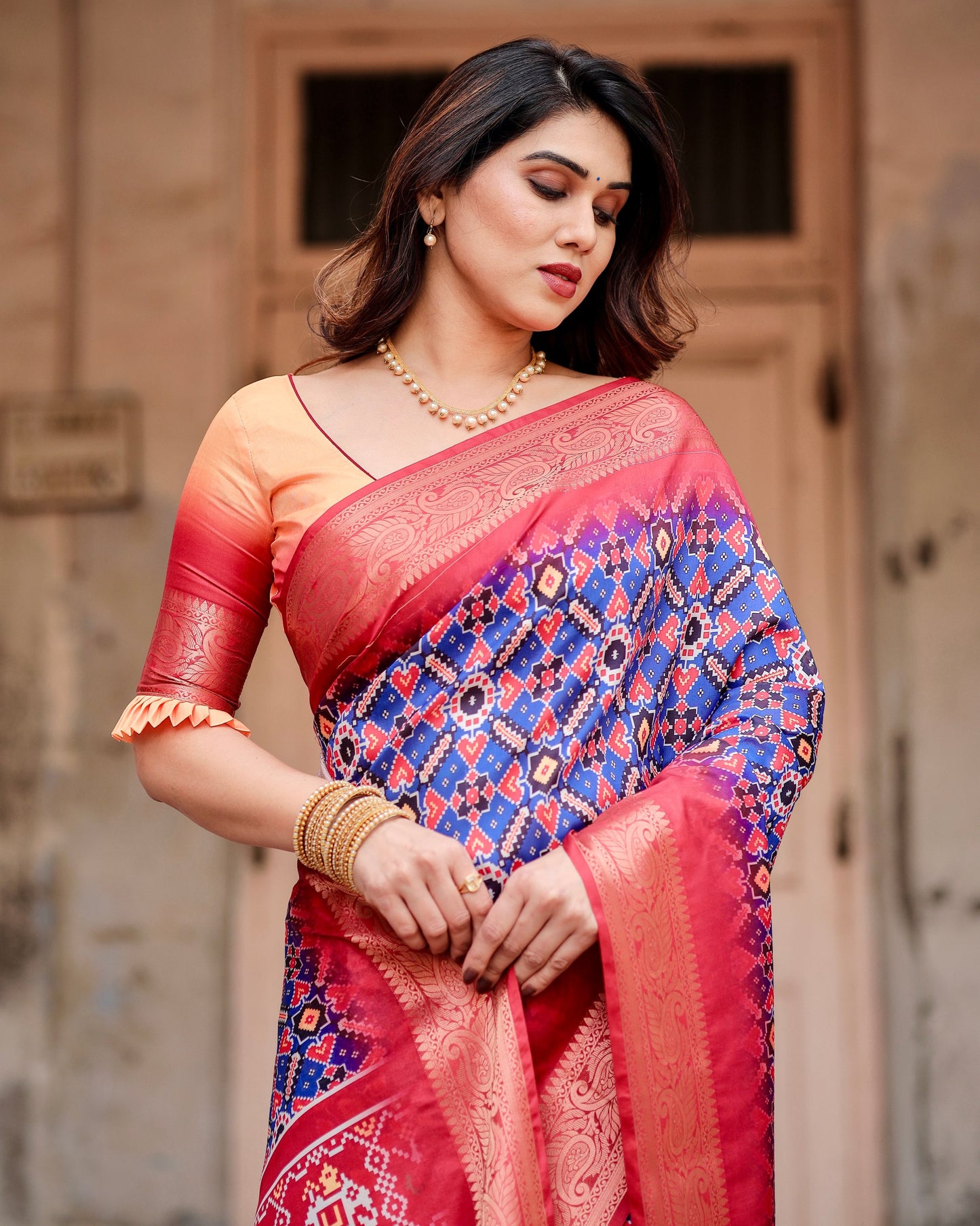 Impressive Look Pure Silk Digital Printed Saree.