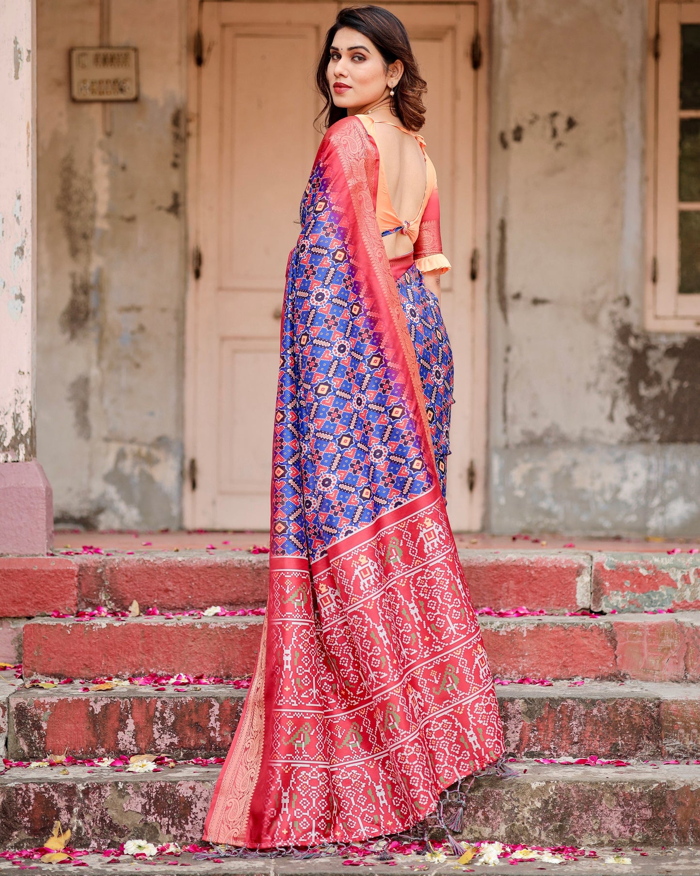 Impressive Look Pure Silk Digital Printed Saree.