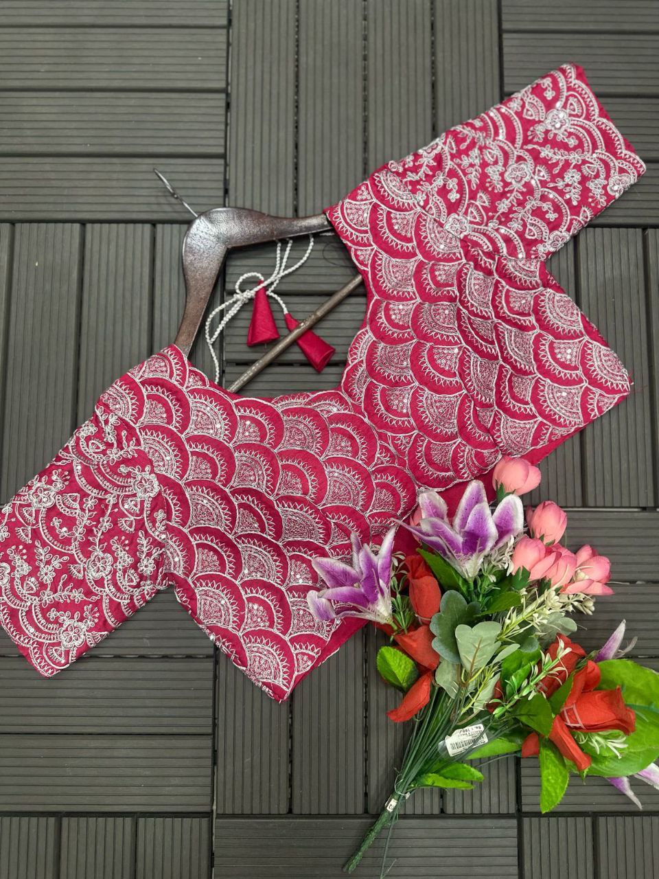Pretty Pink Designer Lehenga Saree Collection.