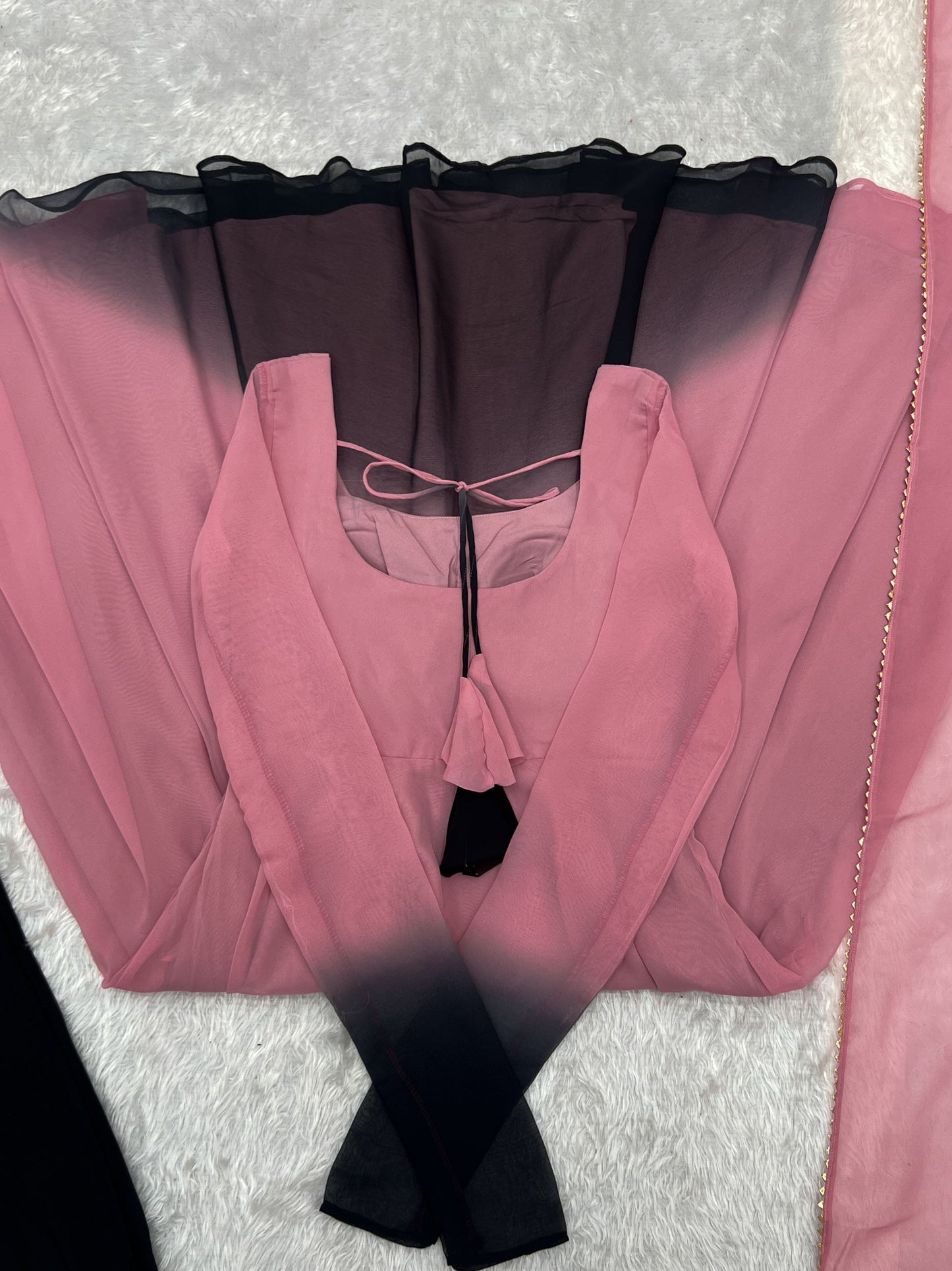 Festival Season Special New Trendy Onion Pink Outfit.
