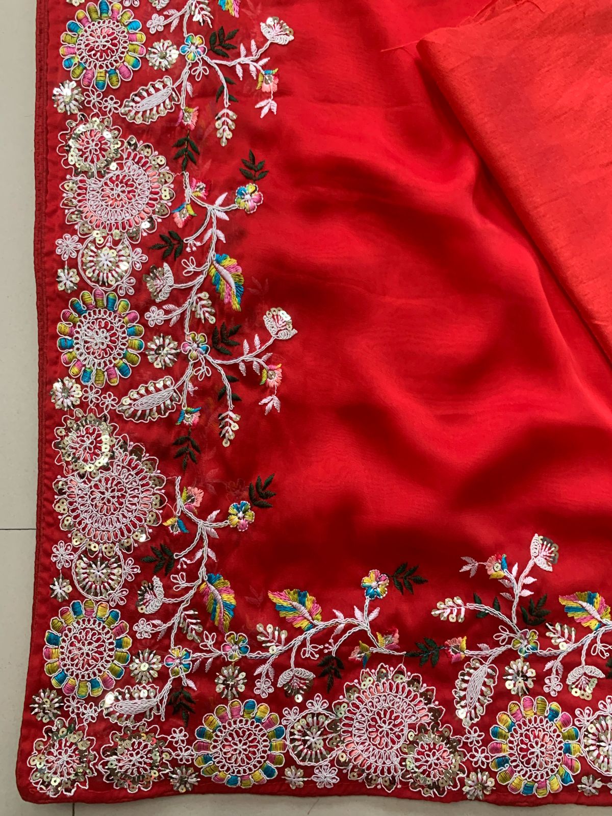 Wedding Wear Special New Red Soft Rangoli Silk Saree Collection.