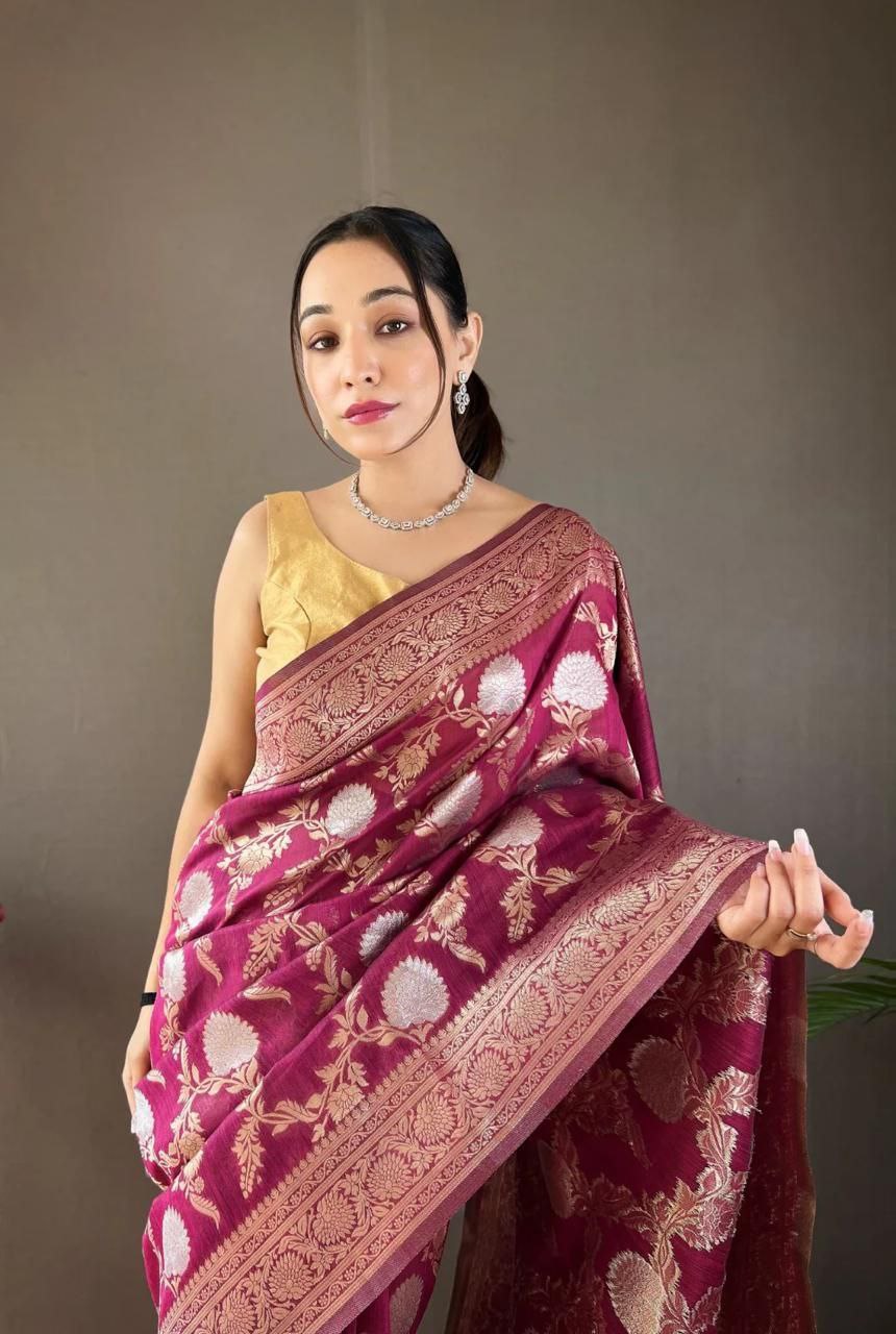 Trendy Wedding Season Special Soft Lichi Silk Saree Collection.