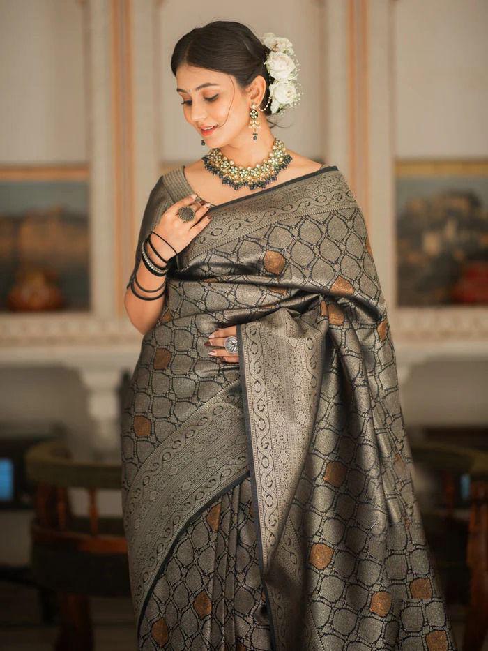 Trendy Designer Banarasi Soft Silk Saree Collection.