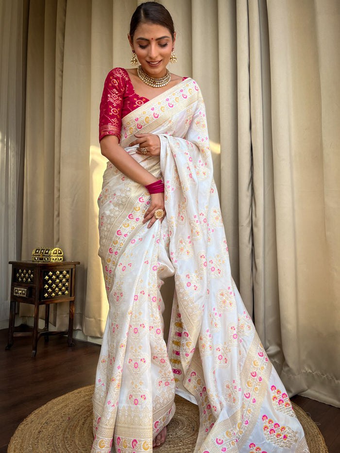 Wedding Season Special Soft Banarasi Silk Saree Collection.