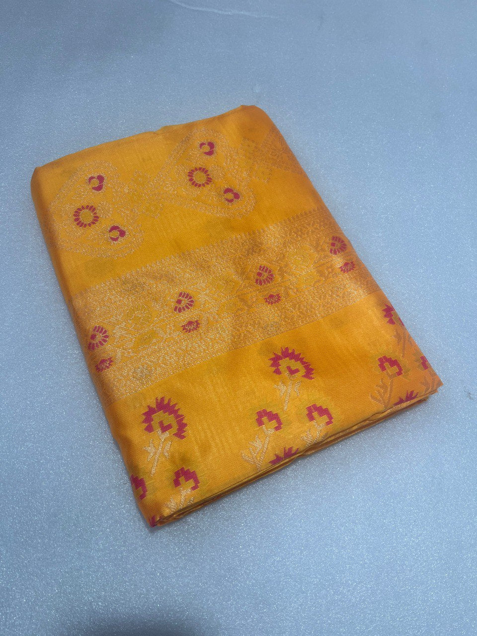 Haldi Special Soft Banarasi Silk Saree Collection.