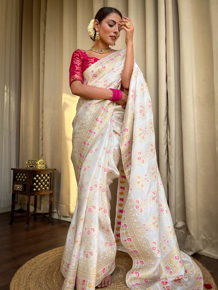 Wedding Season Special Soft Banarasi Silk Saree Collection.