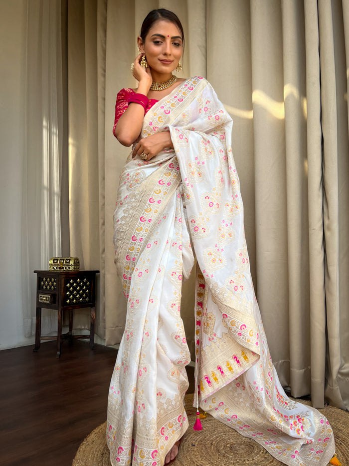Wedding Season Special Soft Banarasi Silk Saree Collection.