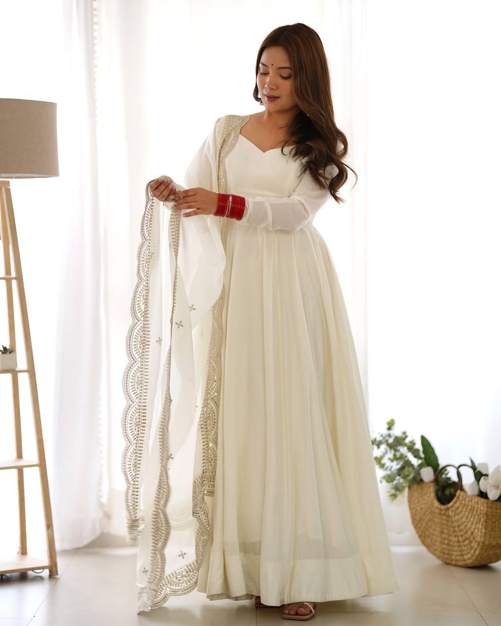 Offwhite Festival Season Special New Trendy Gown Collection.