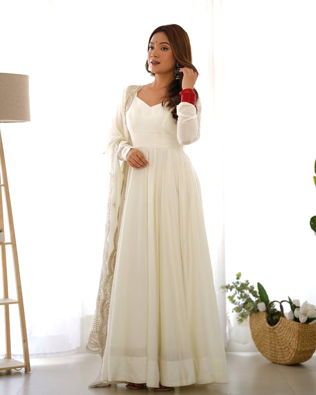 Offwhite Festival Season Special New Trendy Gown Collection.