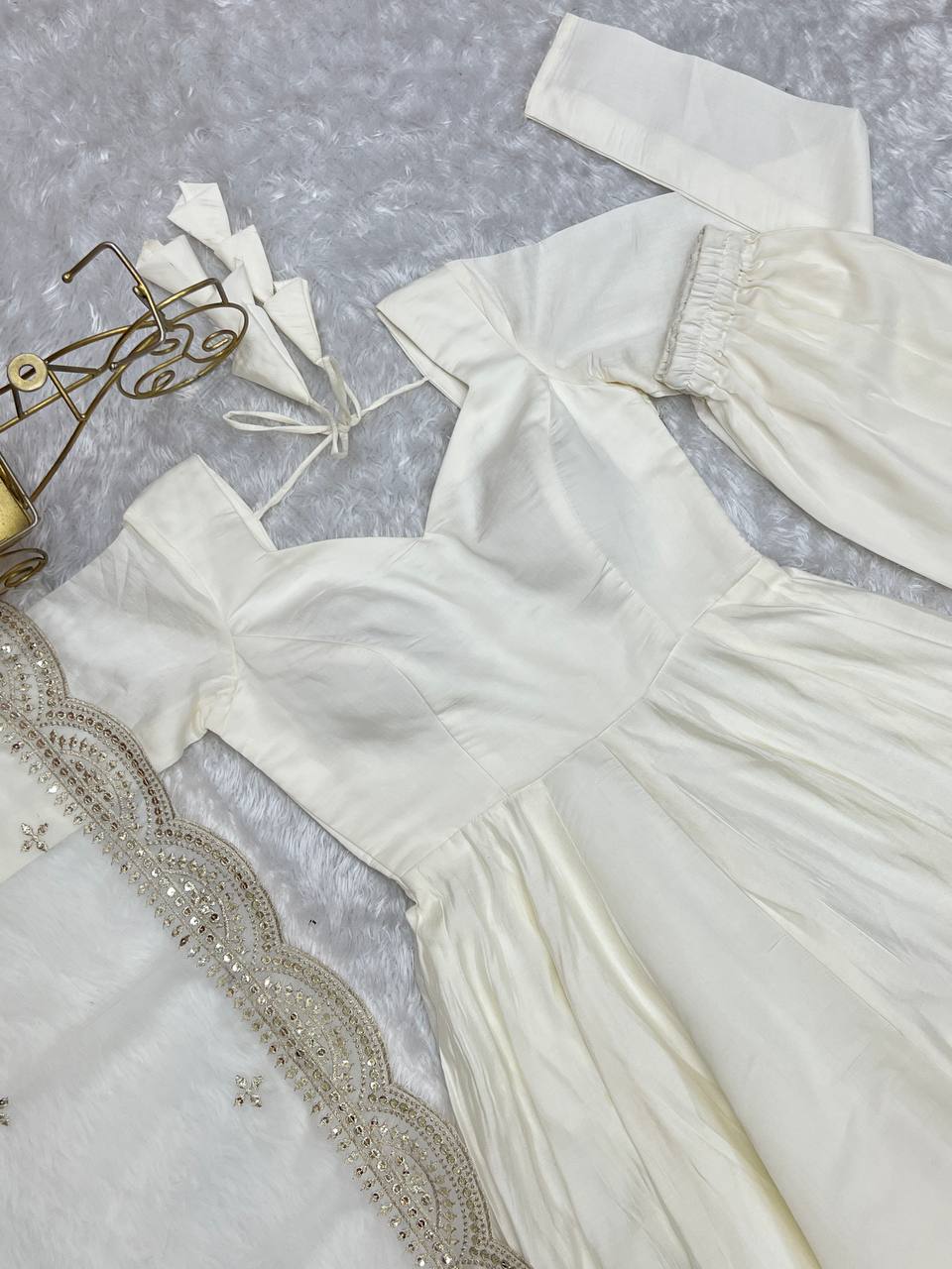 Offwhite Festival Season Special New Trendy Gown Collection.