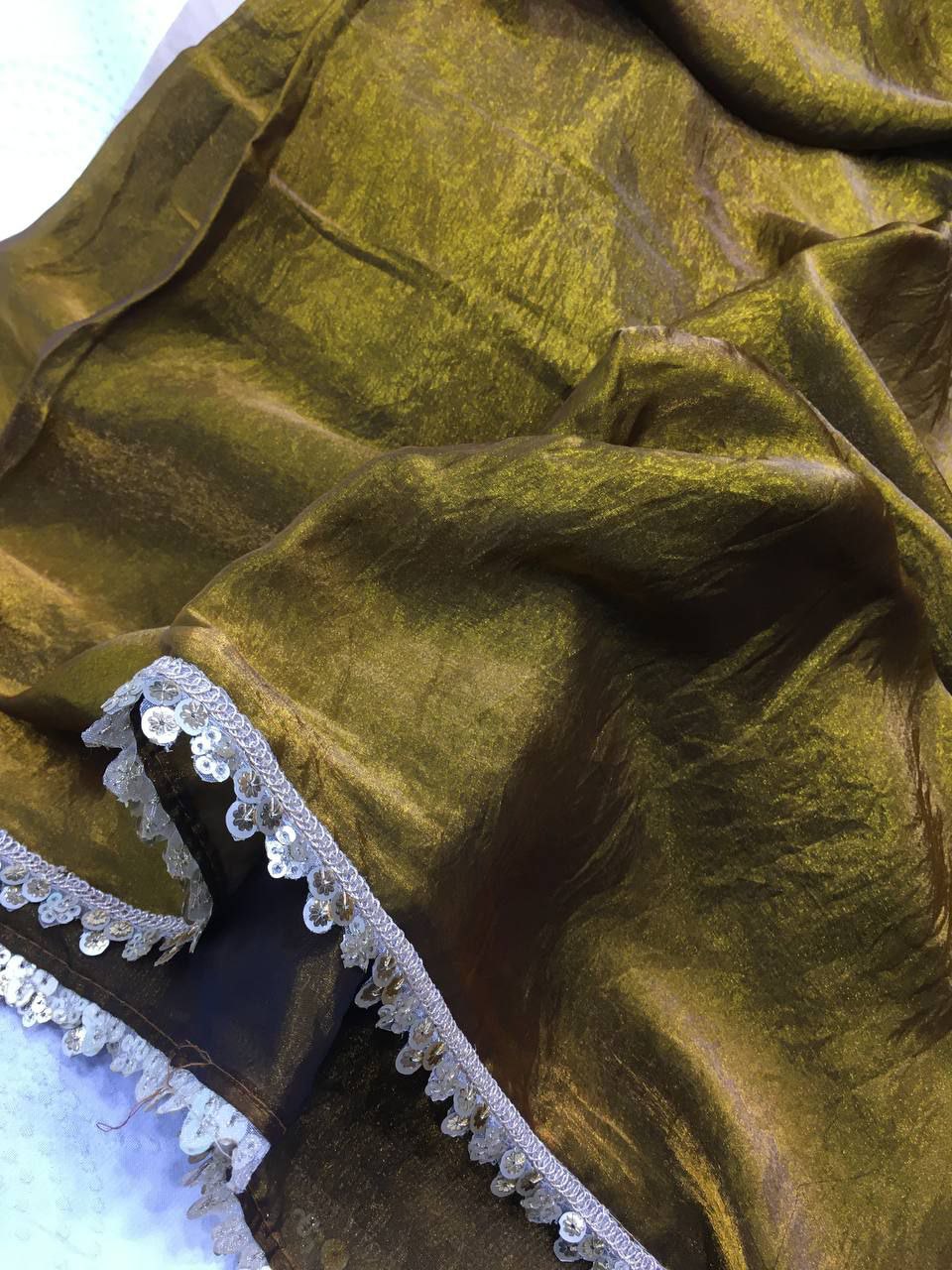 Cocktail Party Wear Fendy Silk Saree Collection.