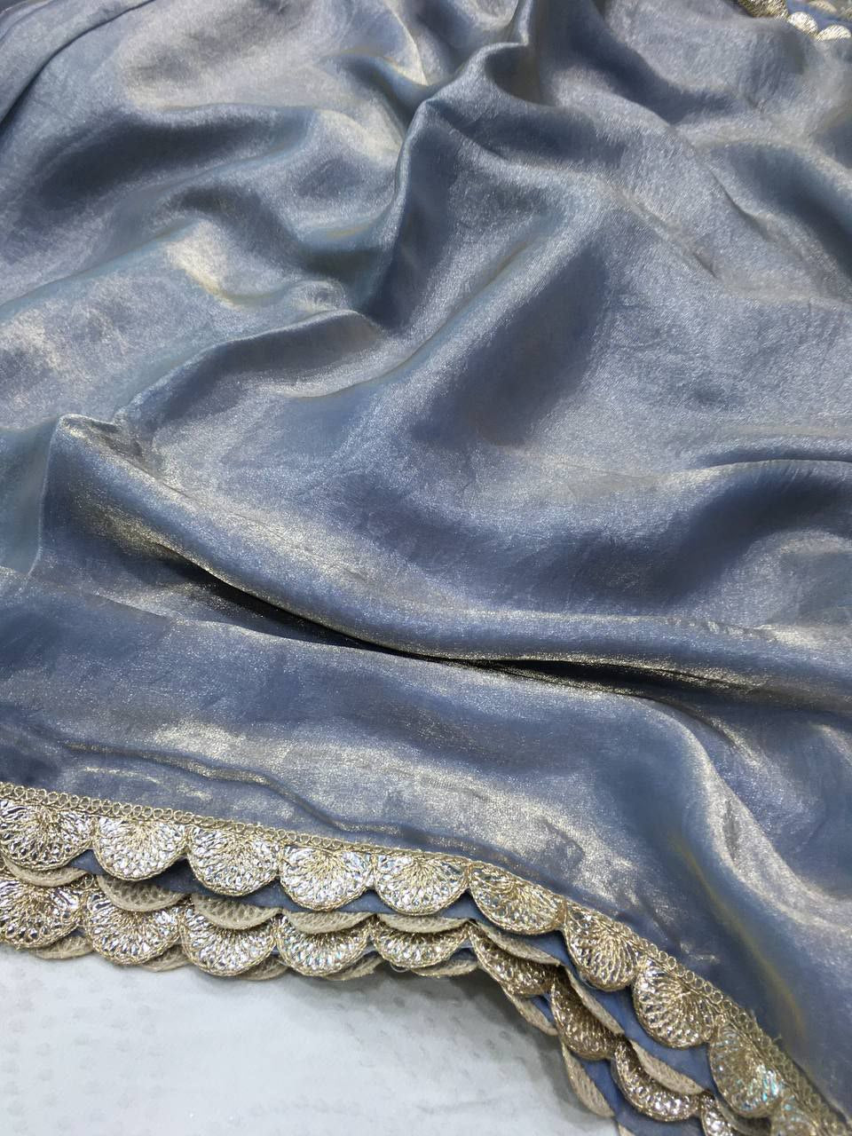 Perfect Party Wear Fendy Silk Saree Collection.