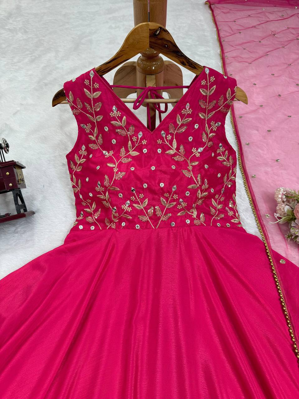 Pretty Pink Wedding Functions Special Gown Collection.