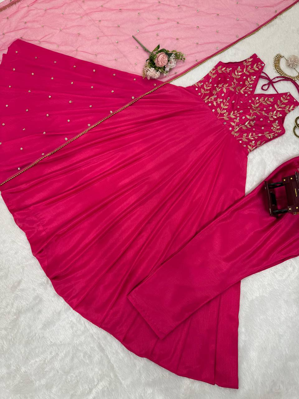 Pretty Pink Wedding Functions Special Gown Collection.