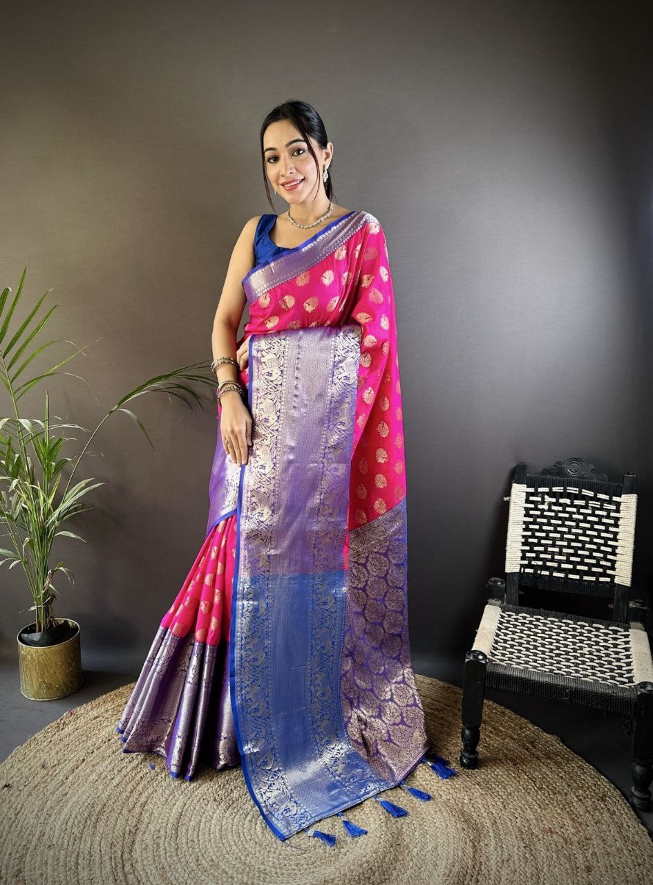 Wedding Season Special New Kanjivaram Katan Silk Saree Collection.