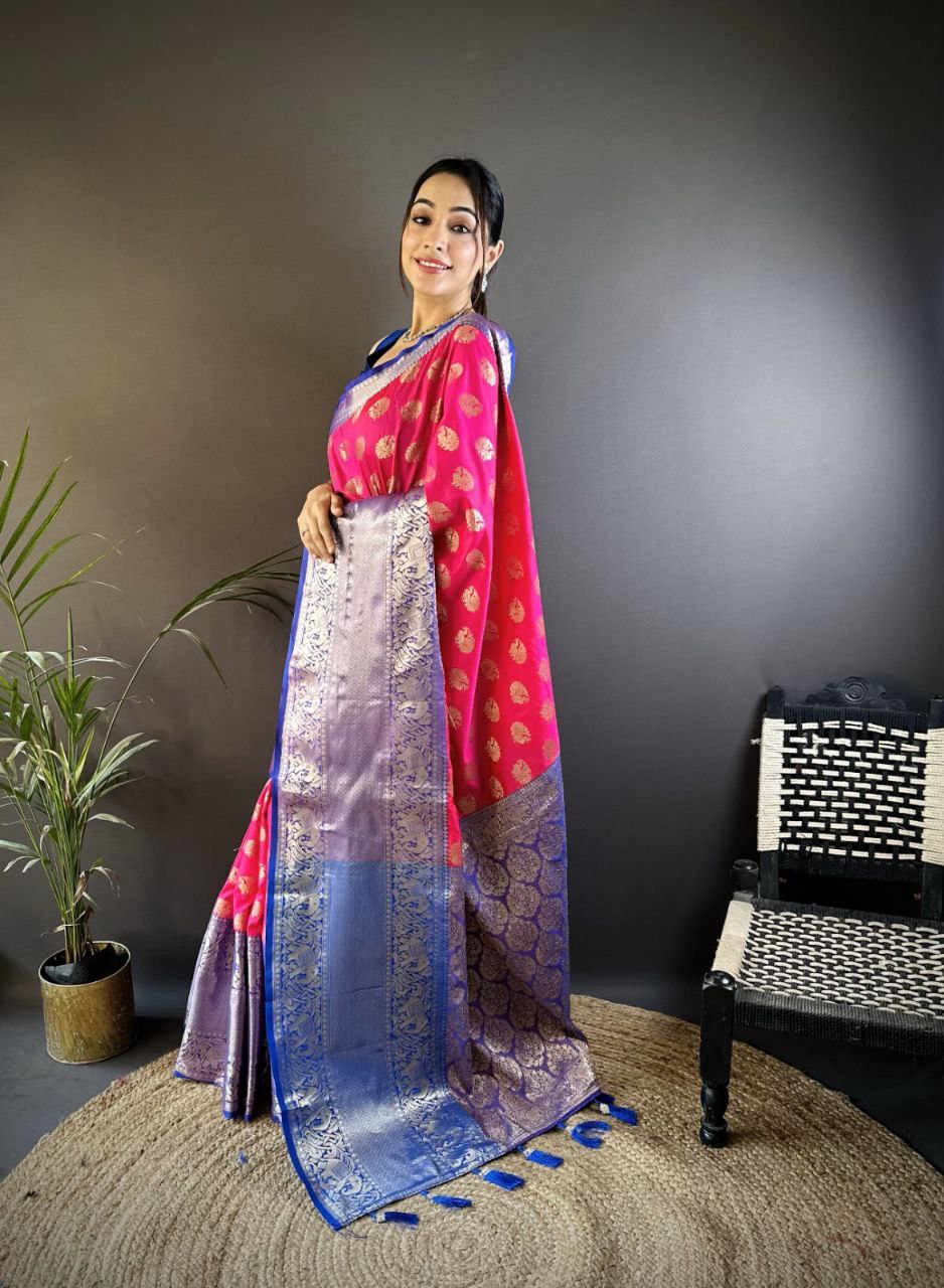 Wedding Season Special New Kanjivaram Katan Silk Saree Collection.