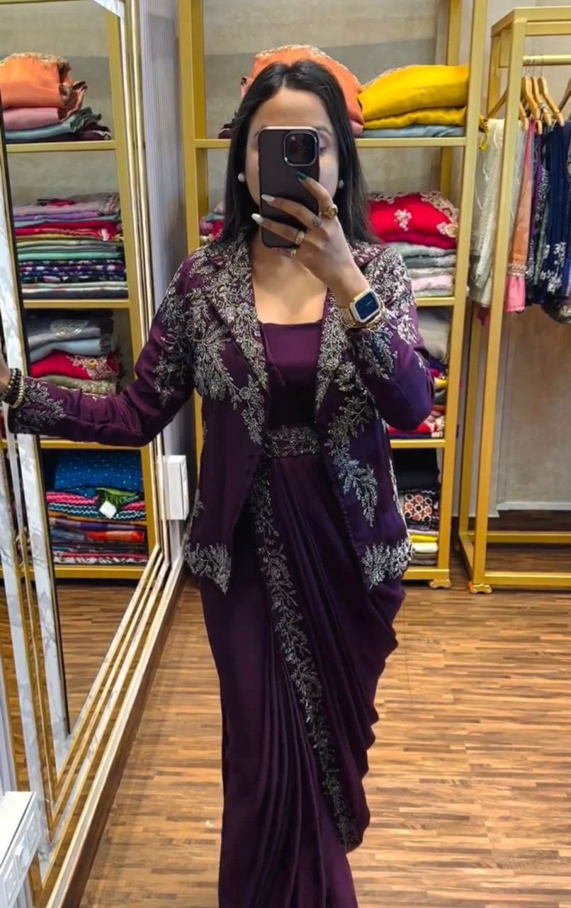 Most Trendy Party Wear Readymade Designer Saree Collection.