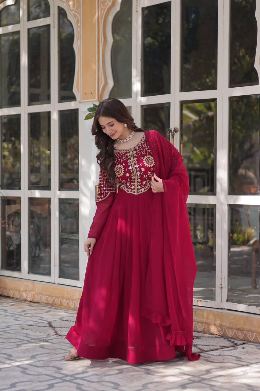 Latest Trendy Designer Party Wear Gown Collection.