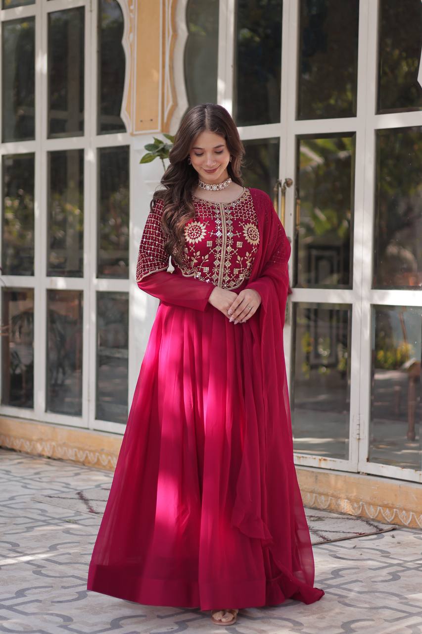 Latest Trendy Designer Party Wear Gown Collection.