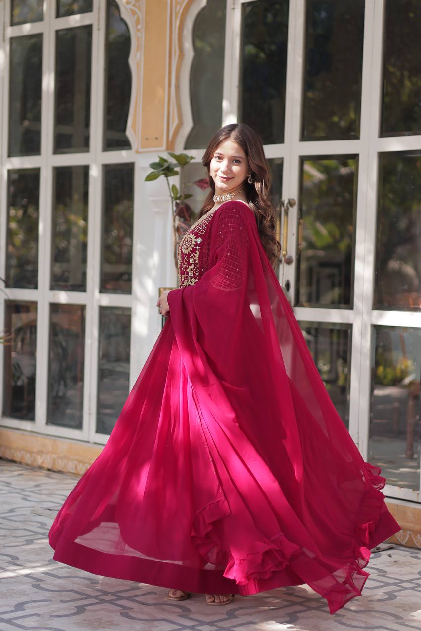 Latest Trendy Designer Party Wear Gown Collection.