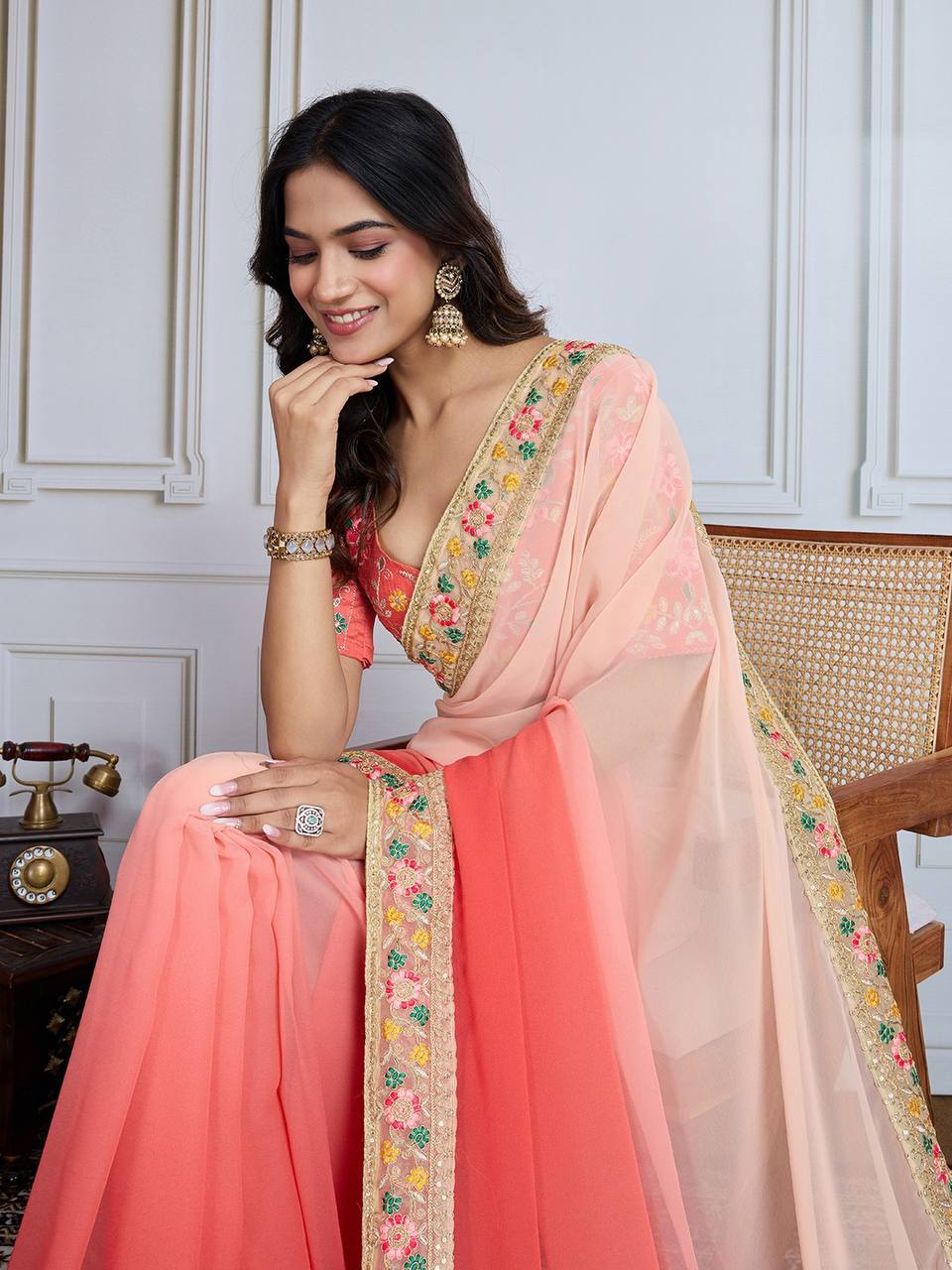 Festival Season Special Trendy Multi Colour Saree Collection.