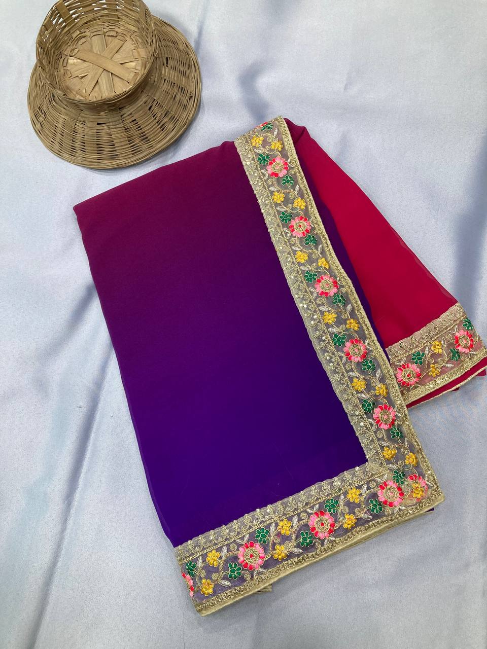 Latest Trendy New Party Wear Saree Collection.