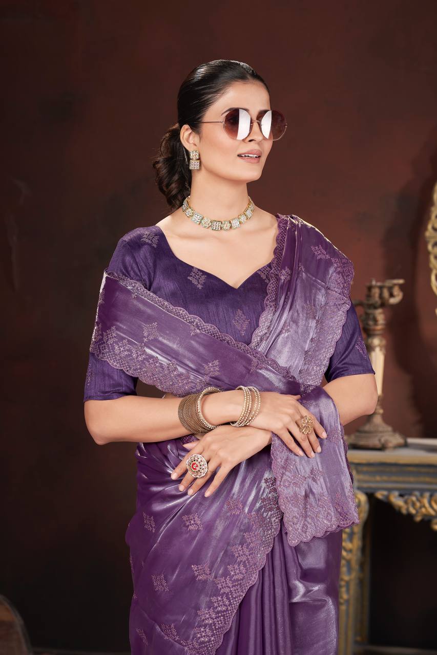 Party Wear Pretty Designer Saree Collection.