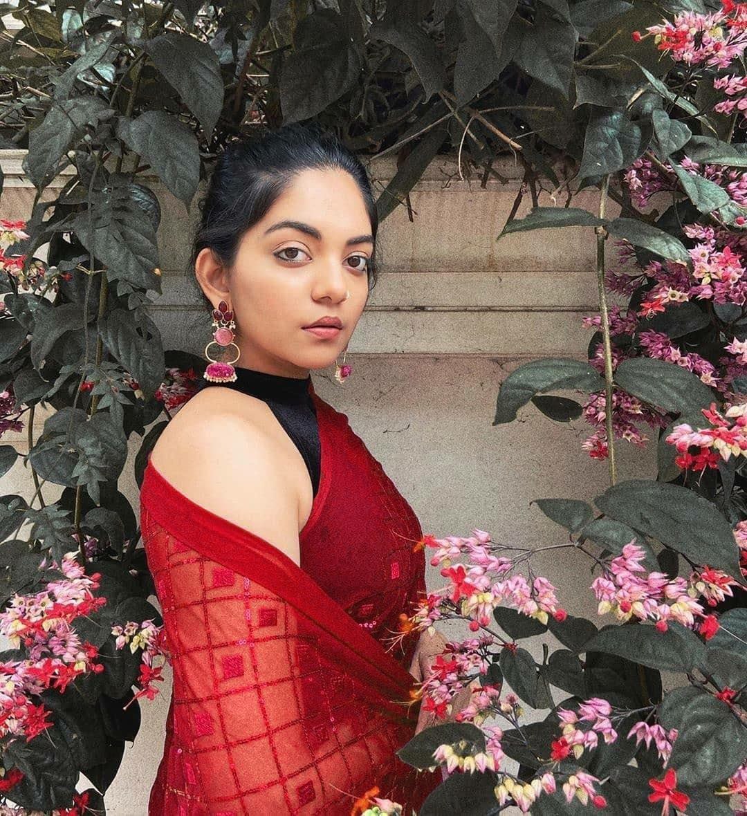 Weddings Wear Special Red Georgette Saree.