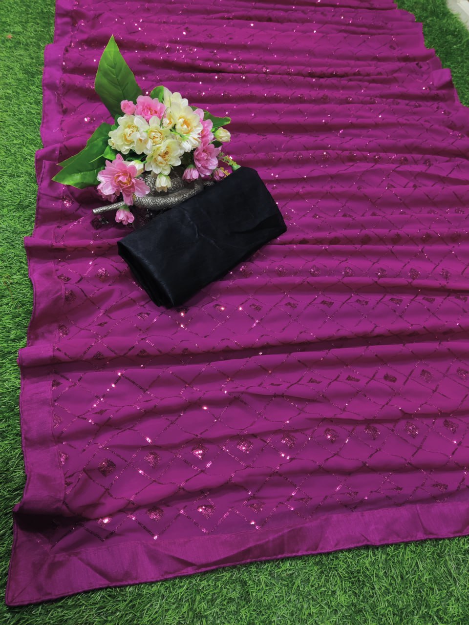 Beautiful Designer Georgette Saree Collection.