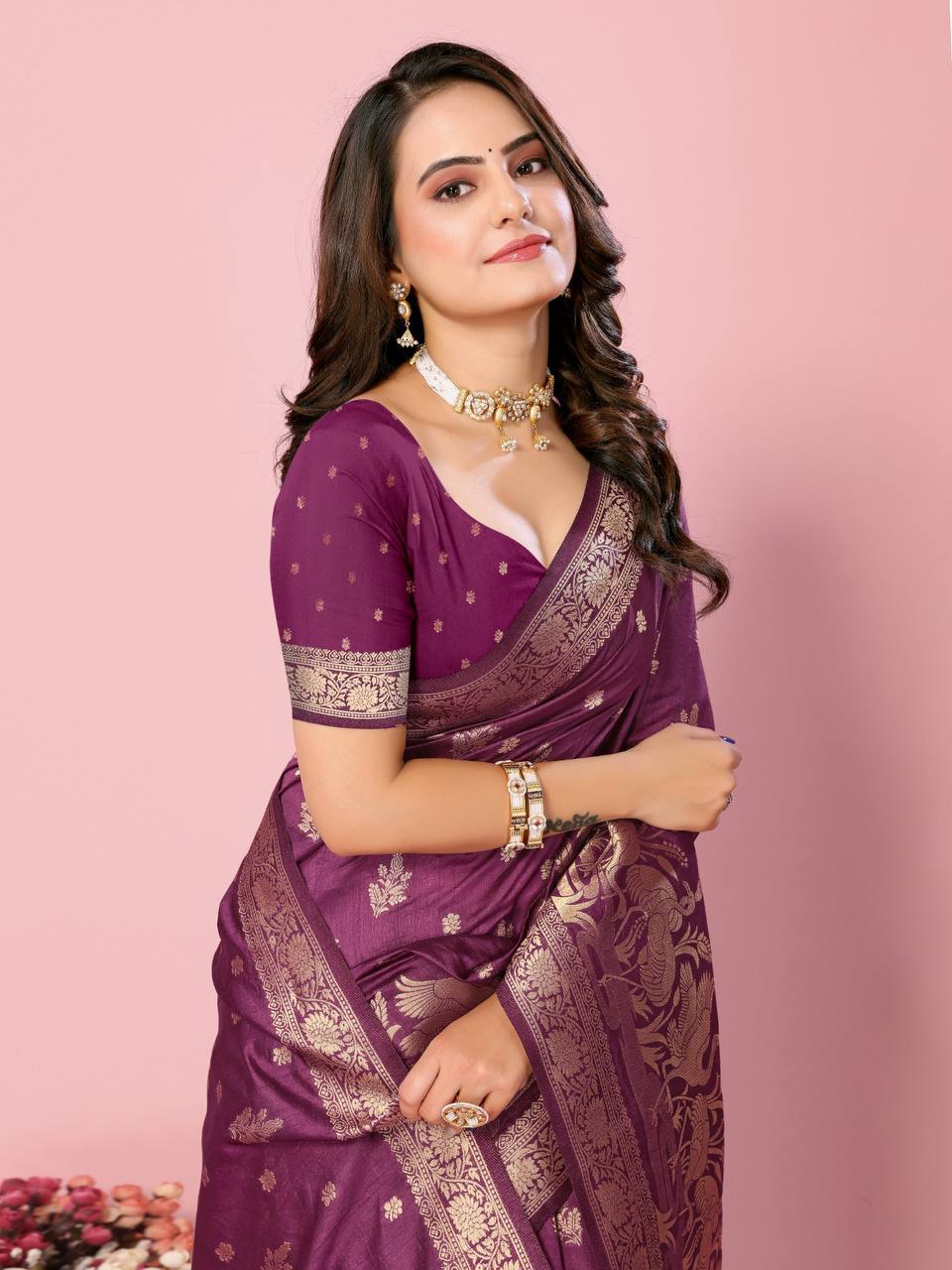Weddings Functions Special Soft Dolla Silk Saree Collection.