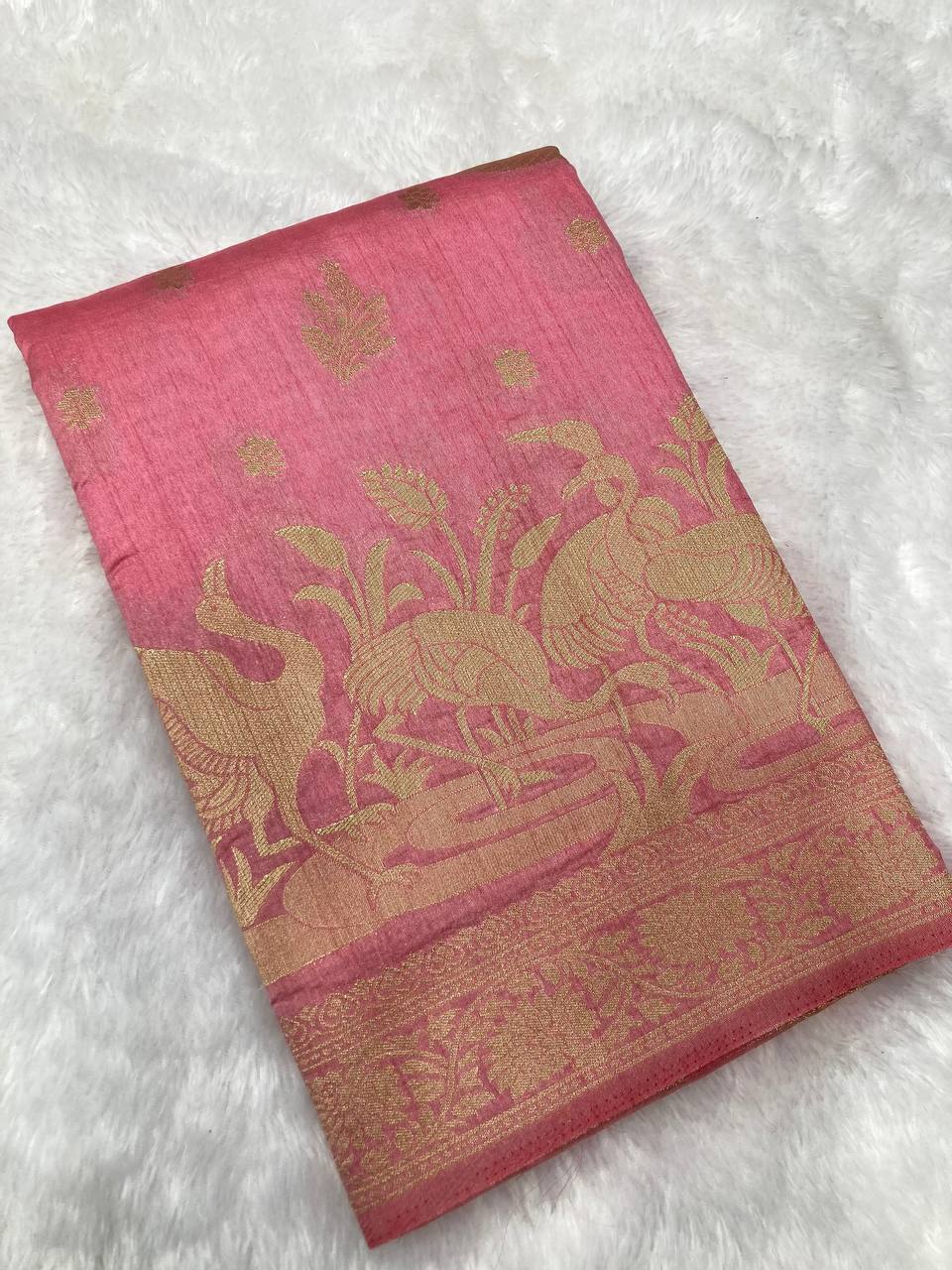 Soft Dolla Silk Saree With Jacquard Work Saree Collection.