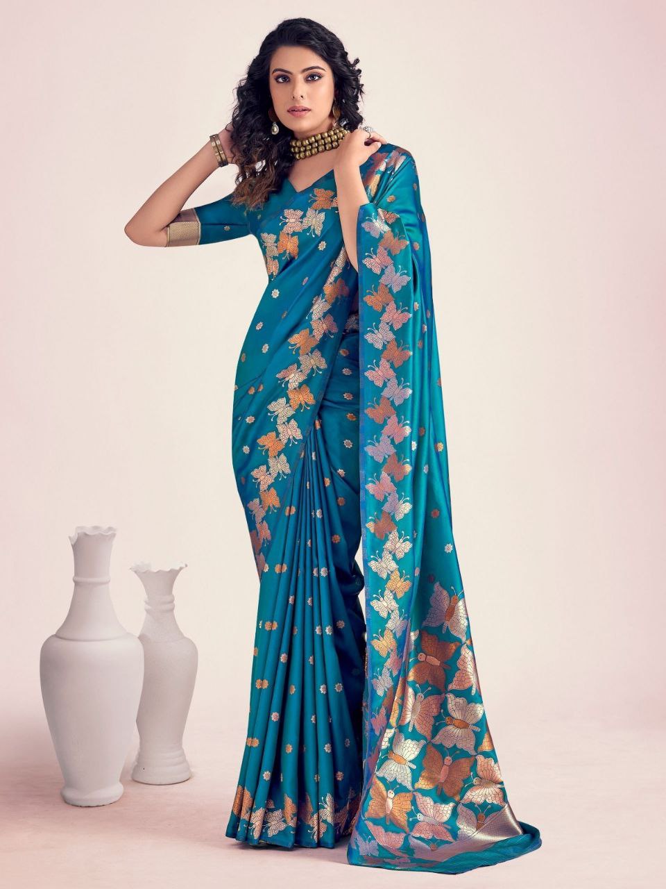 Beautiful Soft Lichi Silk Saree Collection.