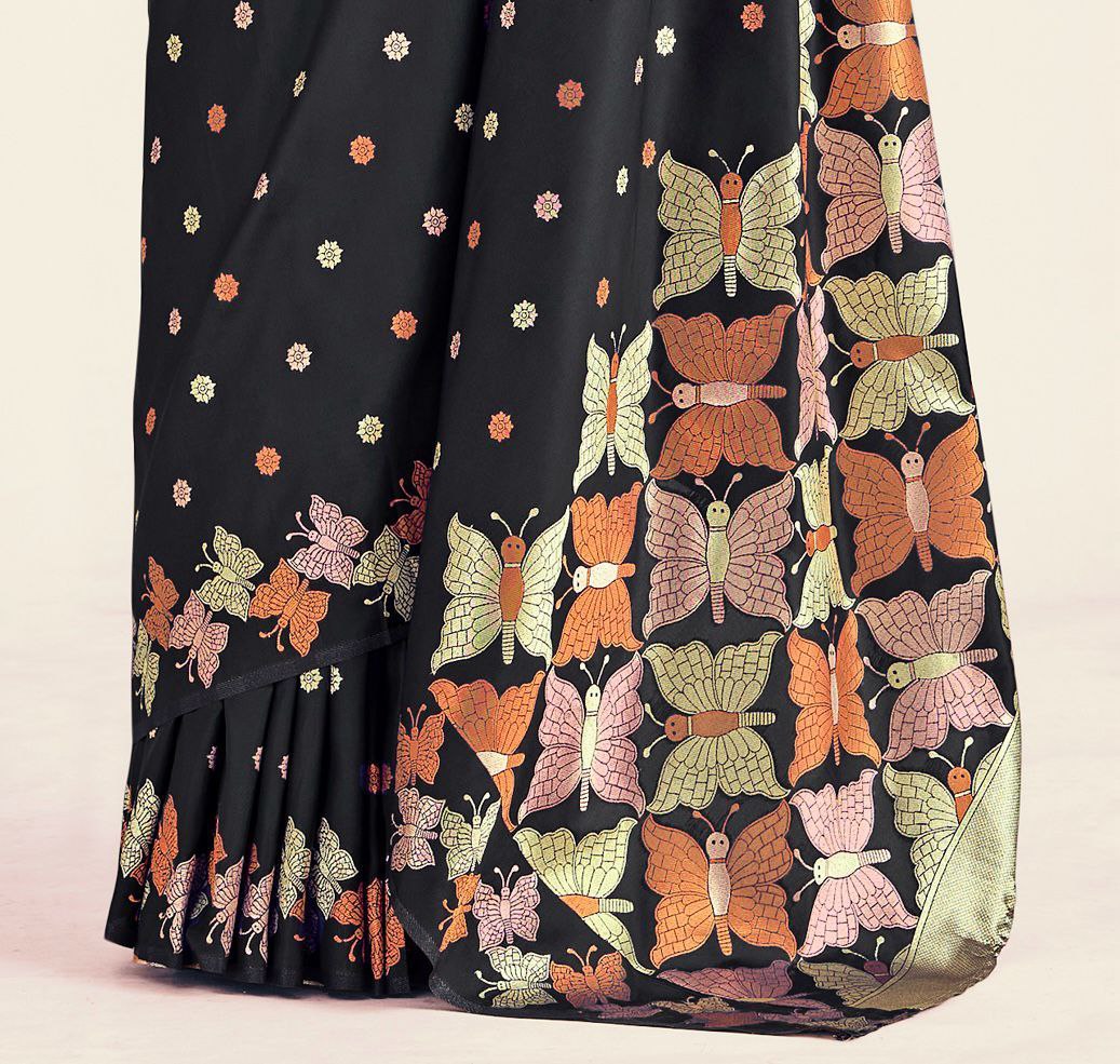 Premium Quality Lichi Silk Saree Collection.