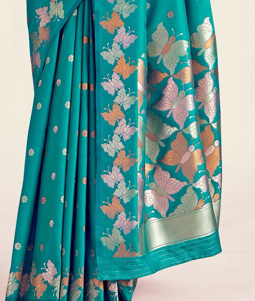 Most Trendy Pretty Lichi Silk Saree collection