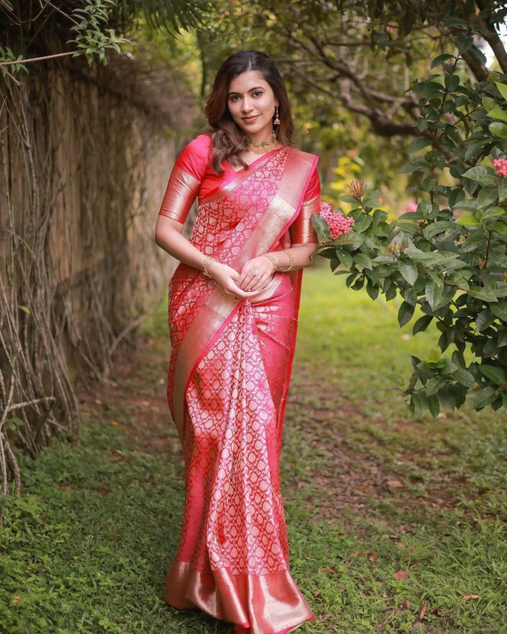 Beautiful Latest Banarasi Silk Saree Collection.
