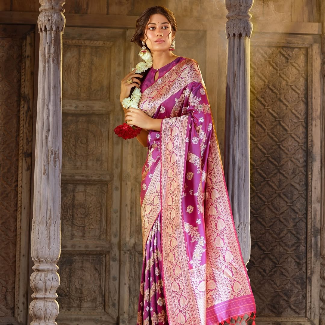 Latest New Preety Pure Soft Banarasi Silk Saree Collection.