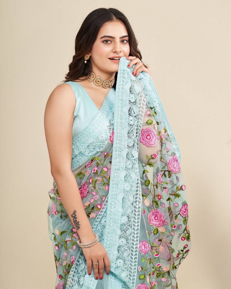 Latest New Premium Soft Net Saree Collection.