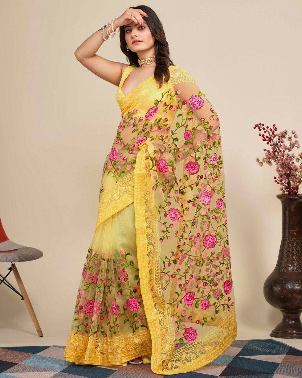 Latest Occasions Wear Special Soft Net Saree Collection.
