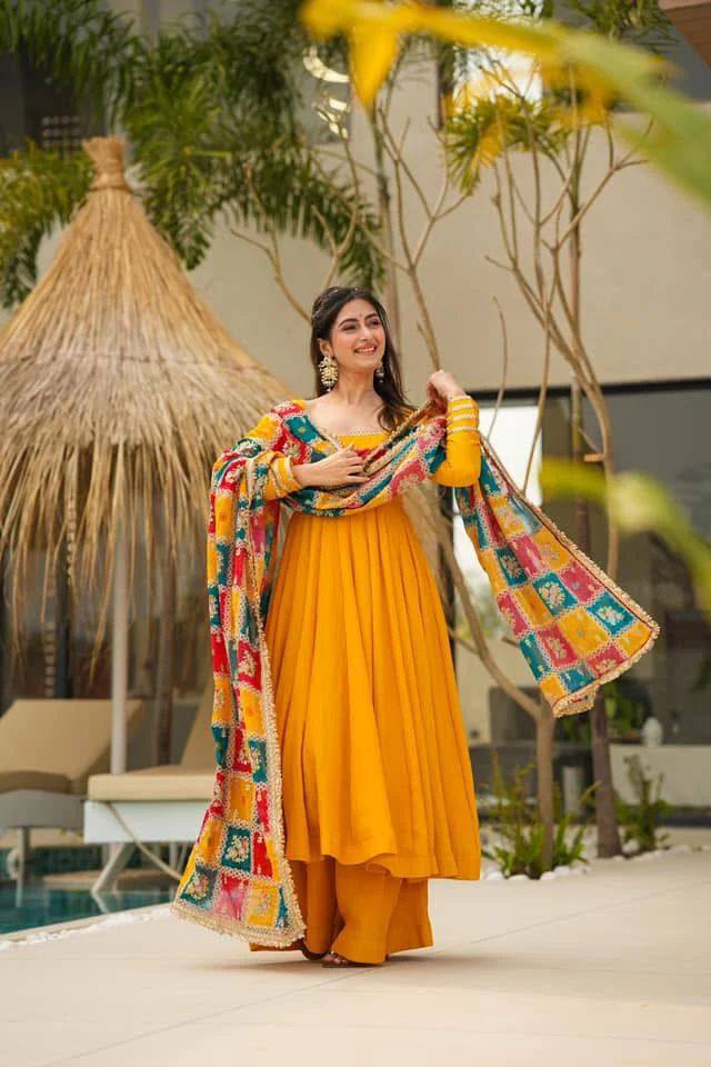 Haldi Functions Special New Latest Designer Outfit.