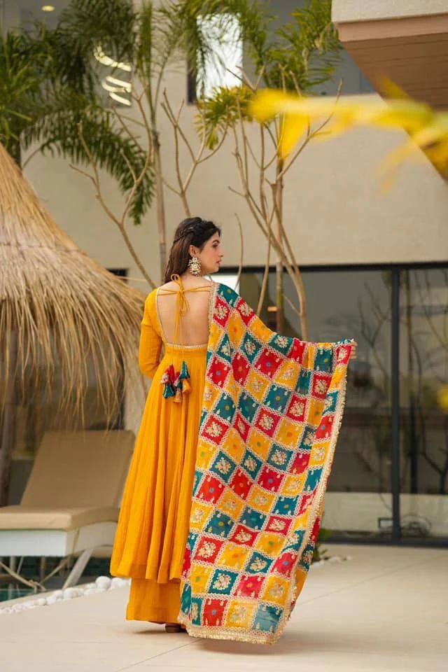 Haldi Functions Special New Latest Designer Outfit.