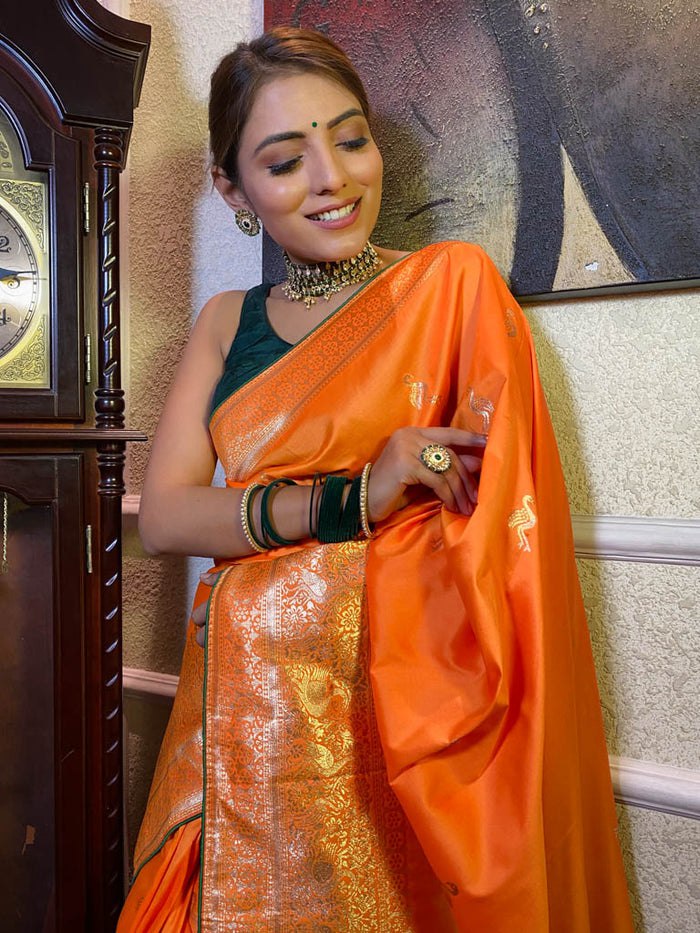 Beautiful Designer Party Wear Special Soft Banarasi Silk Saree Collection.